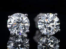  1 Carat Lab Diamond Stud Earrings in 14K White Gold