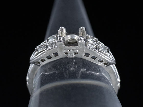 The Garrison Semi-Mount Engagement Ring