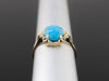 The Stroudwater Turquoise Ring in 14K Yellow Gold