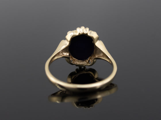 The Stroudwater Lapis Lazuli Ring in 14K Yellow Gold